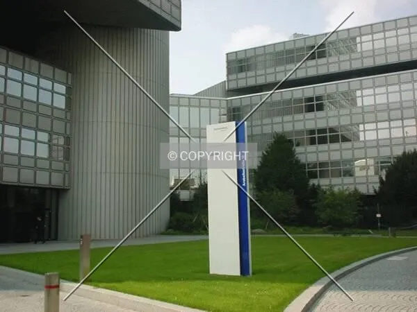 Sign in front of the main entrance