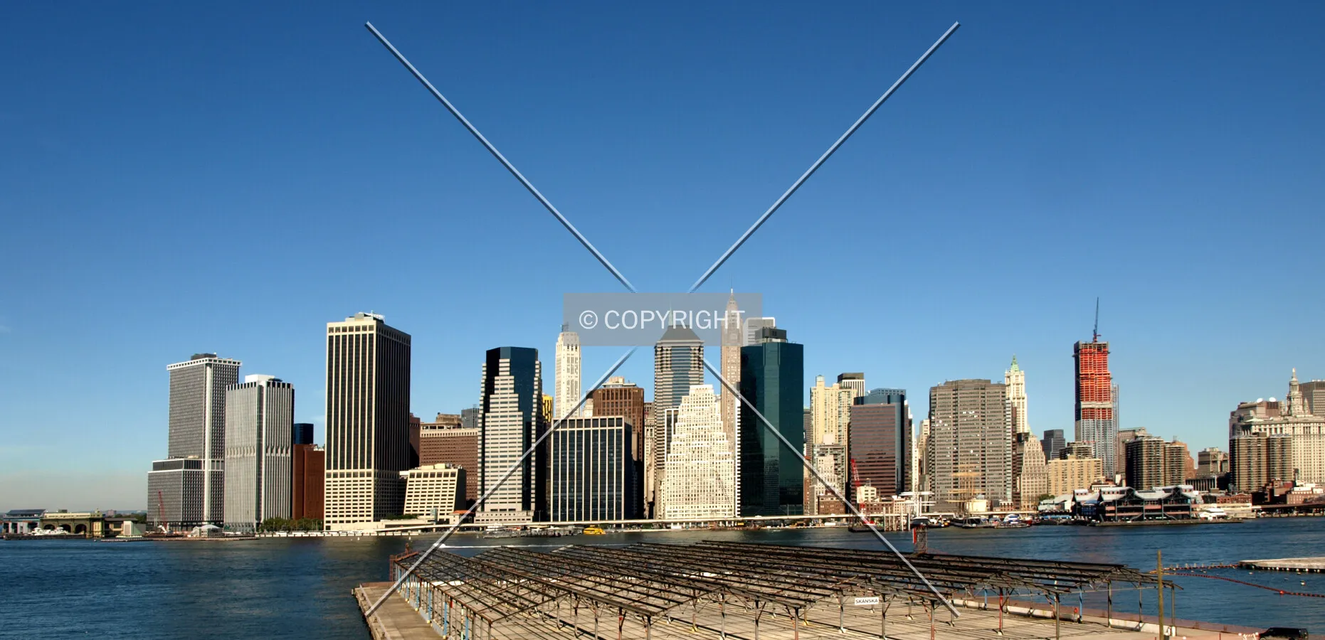 Lower Manhattan skyline from Brooklyn
