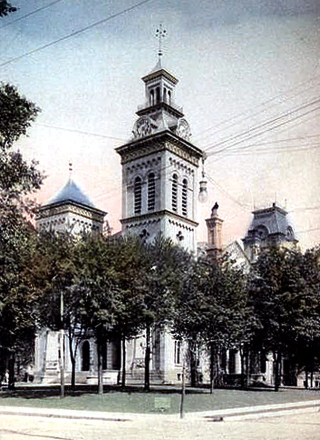 Vintage view from the west