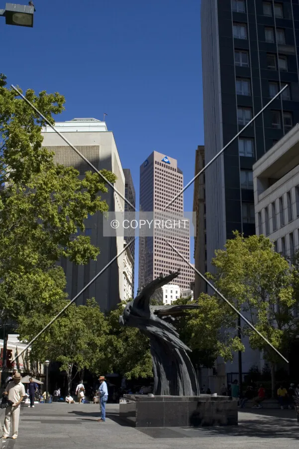 Looking east across the 5 points MARTA plaza