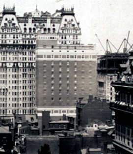 Vintage view from the southeast of the Ritz-Carlton Hotel