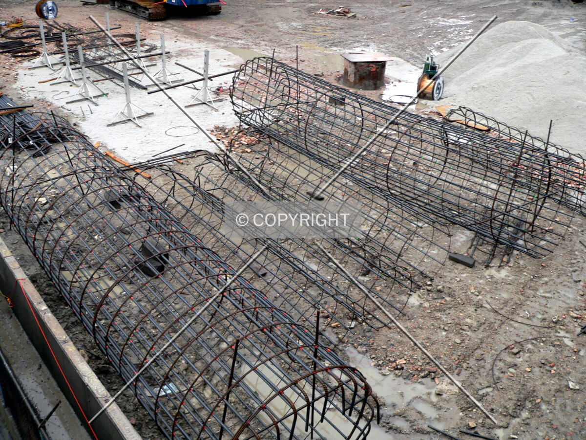 Caisson rebar cages