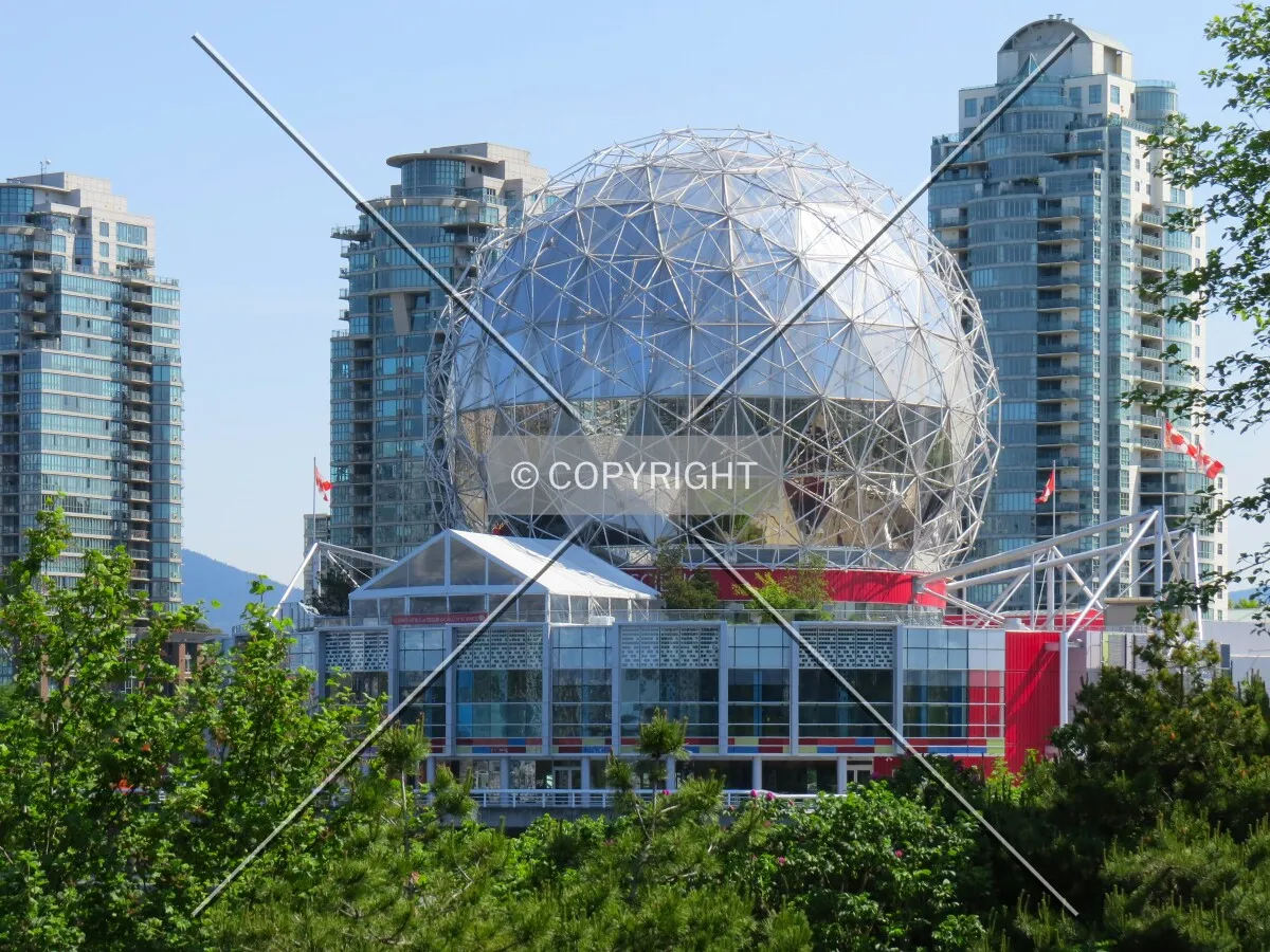 View to the northeast across False Creek