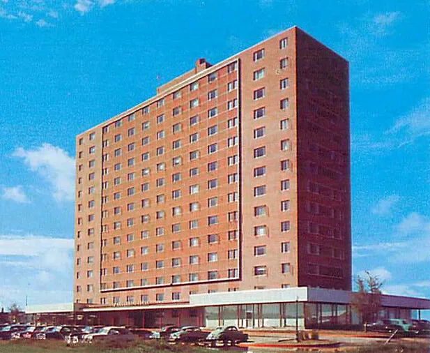 View from the northeast
