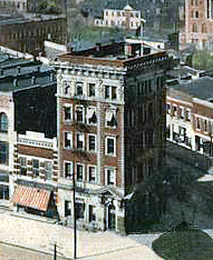 Vintage view from the northeast