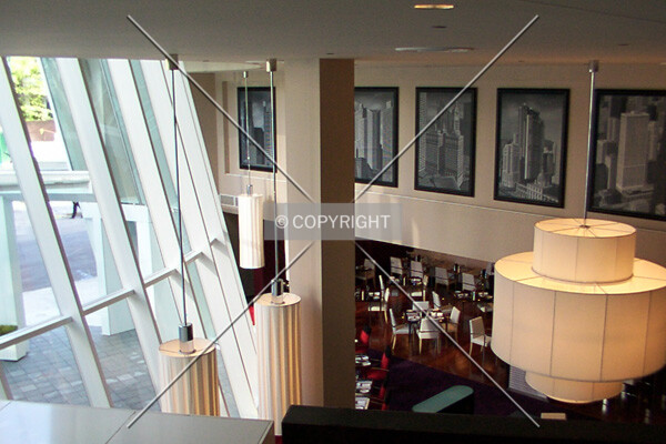View over the cafe