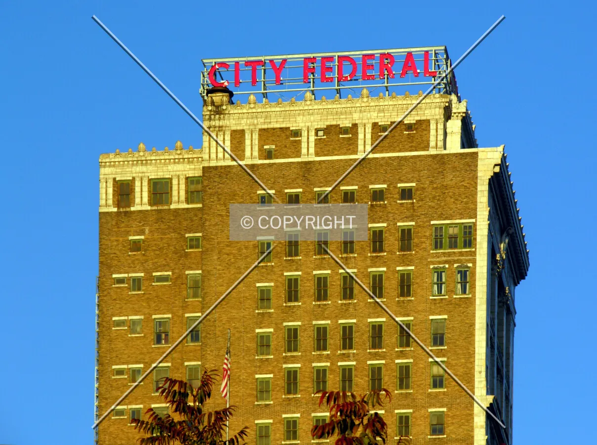 Upper floors from the west