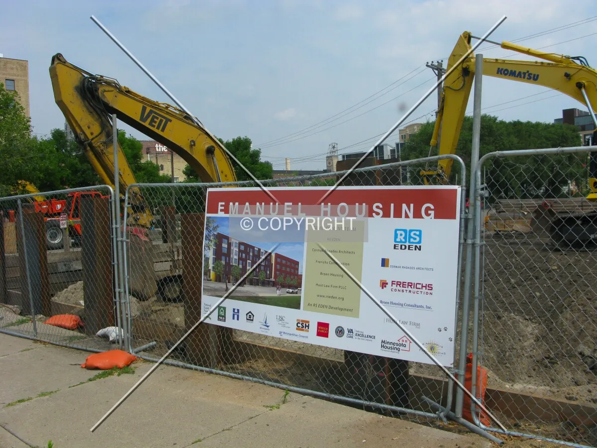 Project board and excavation