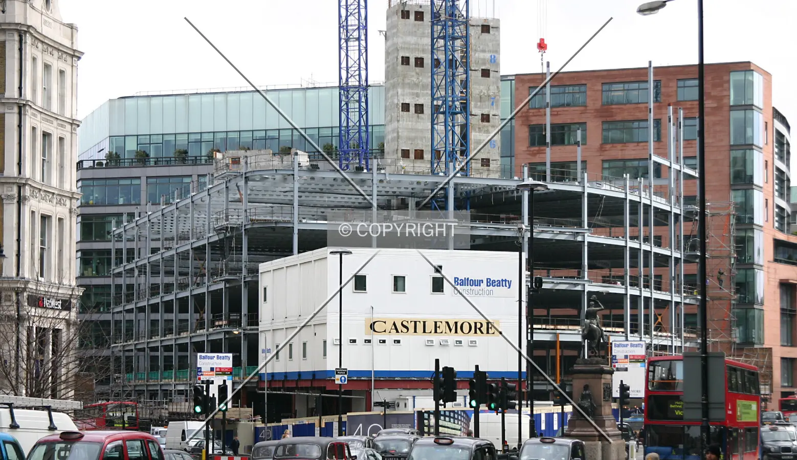 View east from High Holborn