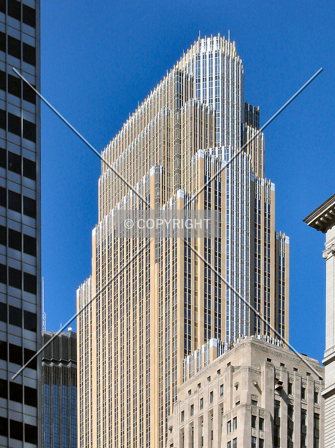 Rising over the art-deco Rand Tower