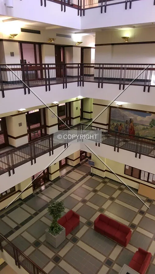 Central atrium; September 3, 2014