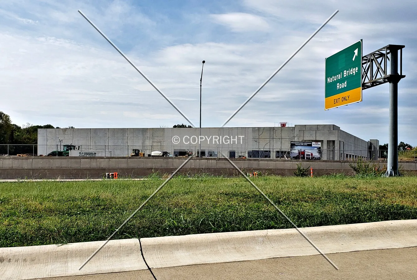 View from the east during construction; September 21, 2019