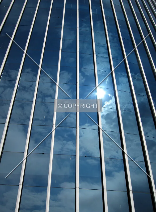 North facade curtain wall