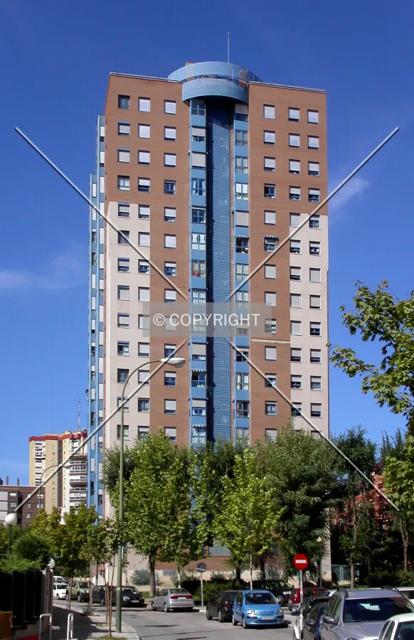 Eastern side of the tower