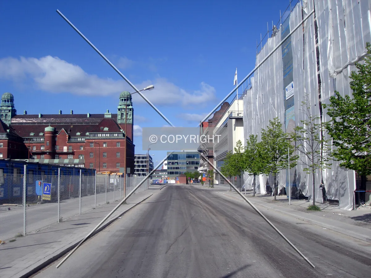 Typical street near the Central Station