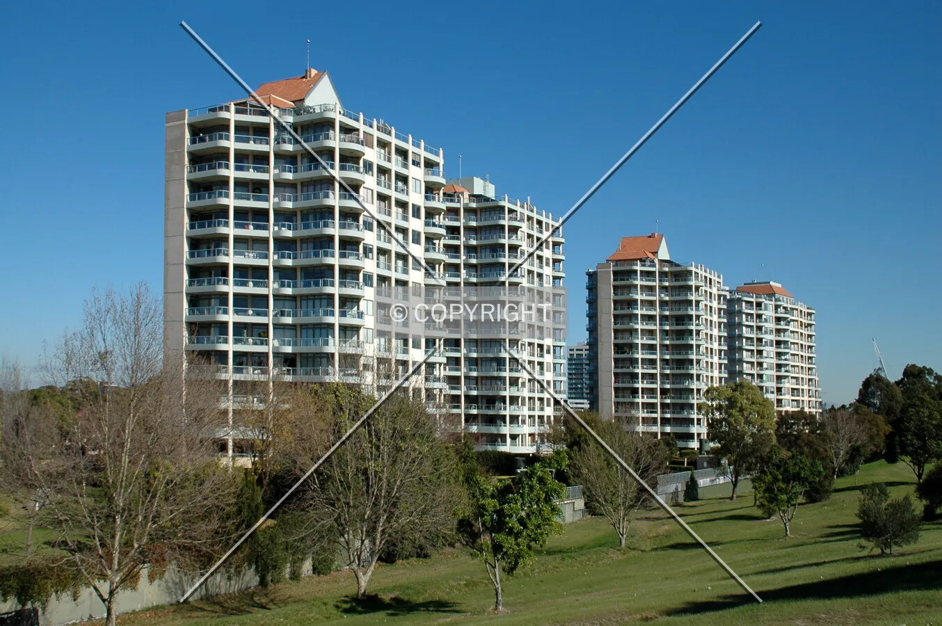As seen from the northeast
