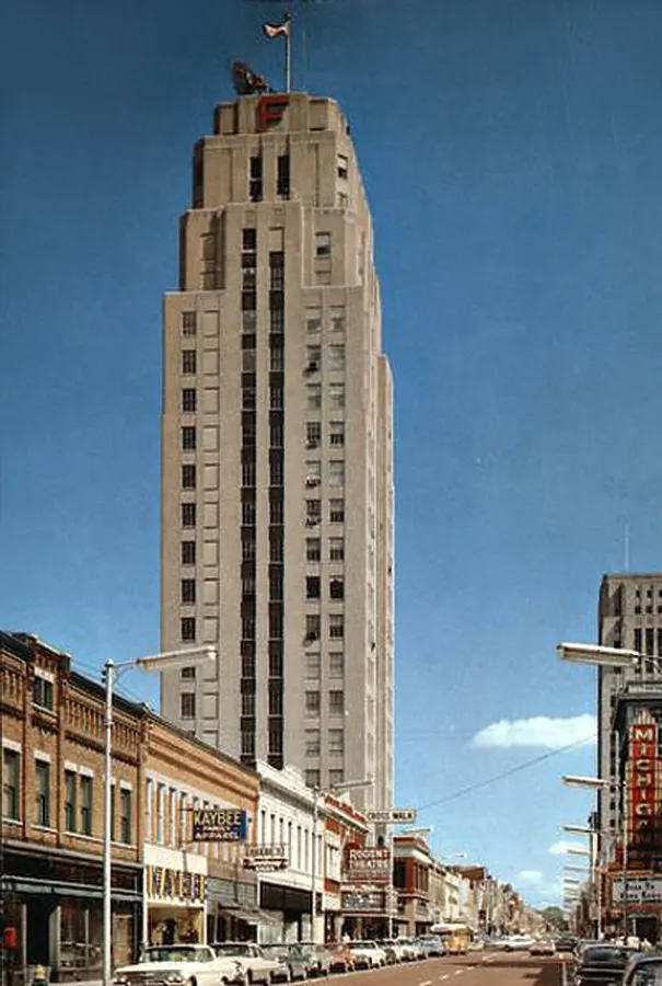 Vintage view from the northwest