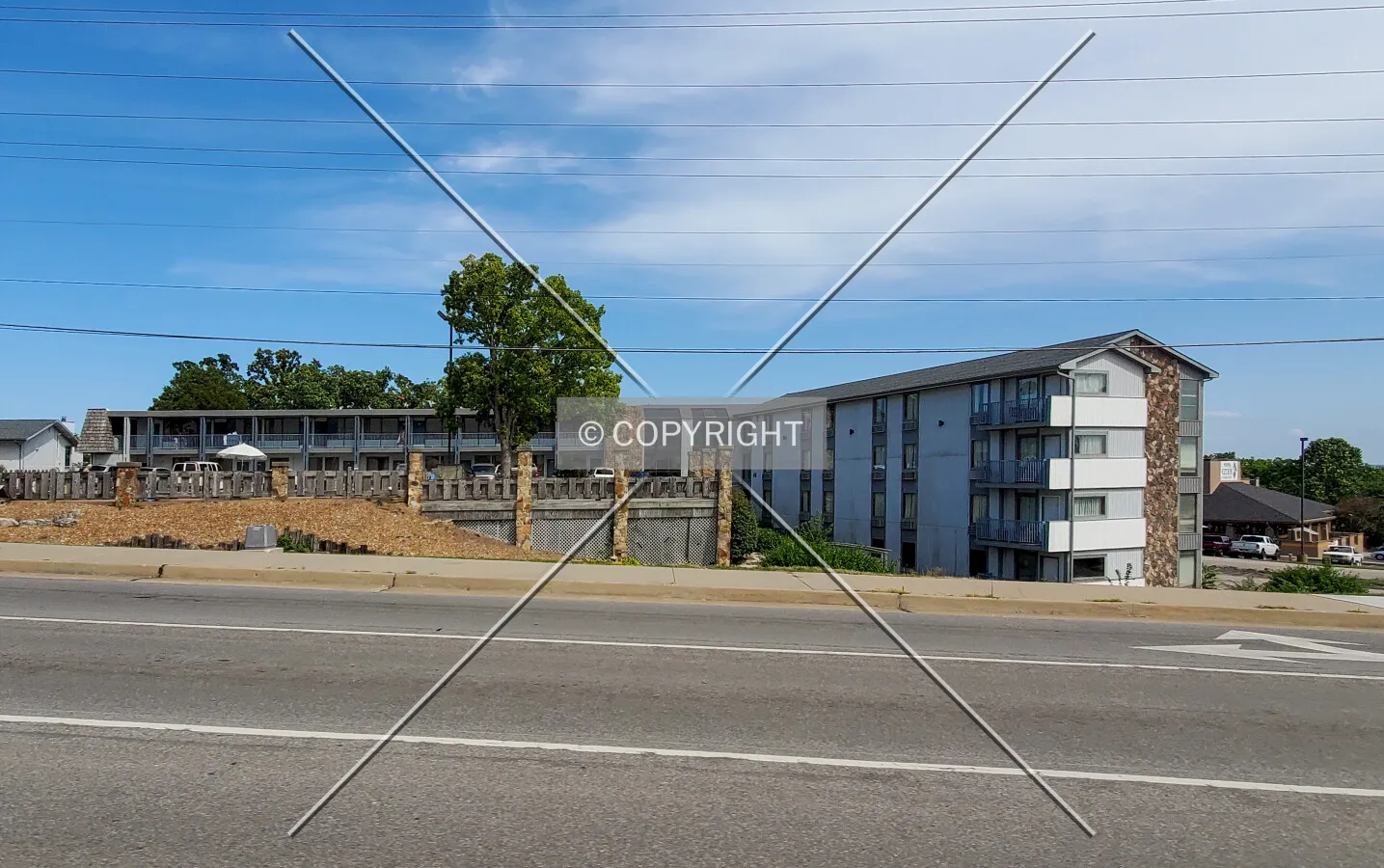 Northwest view; July 11, 2020