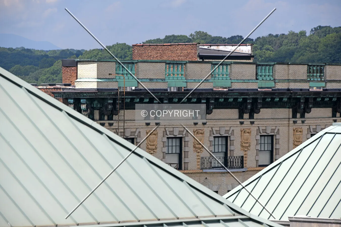 View from the southeast