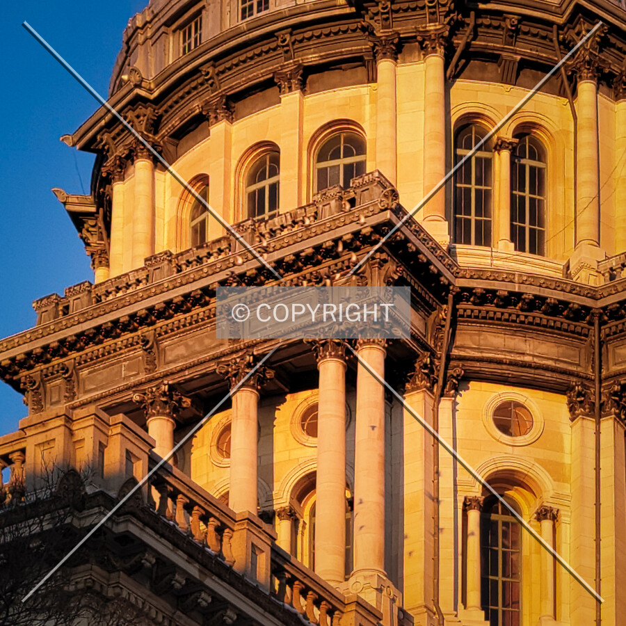 Facade detail, February 19, 2022