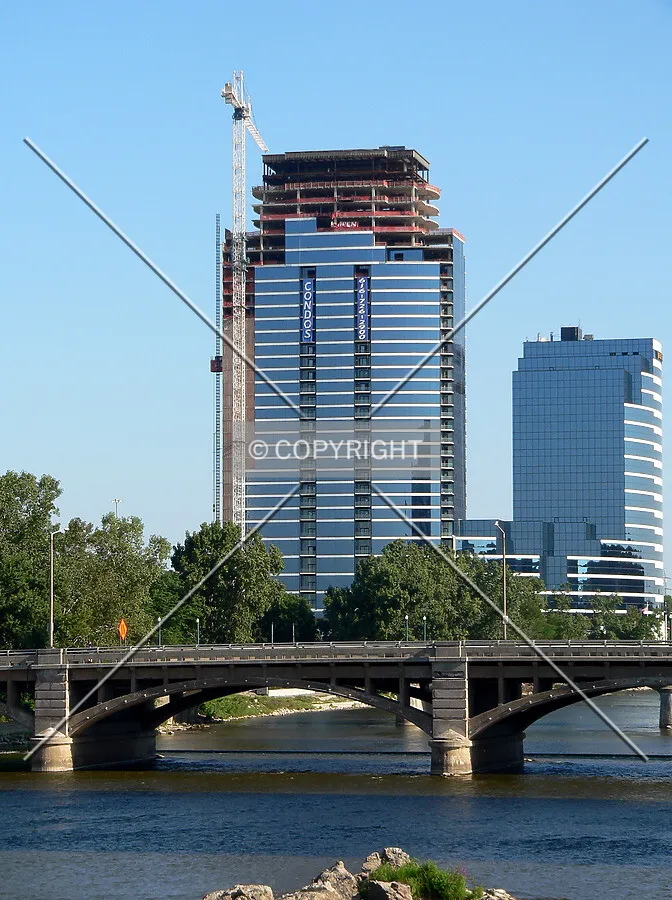 View to the north down the Grand River