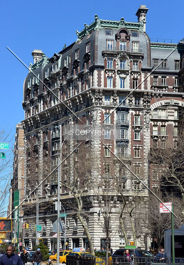 View from the southwest on Amsterdam Avenue