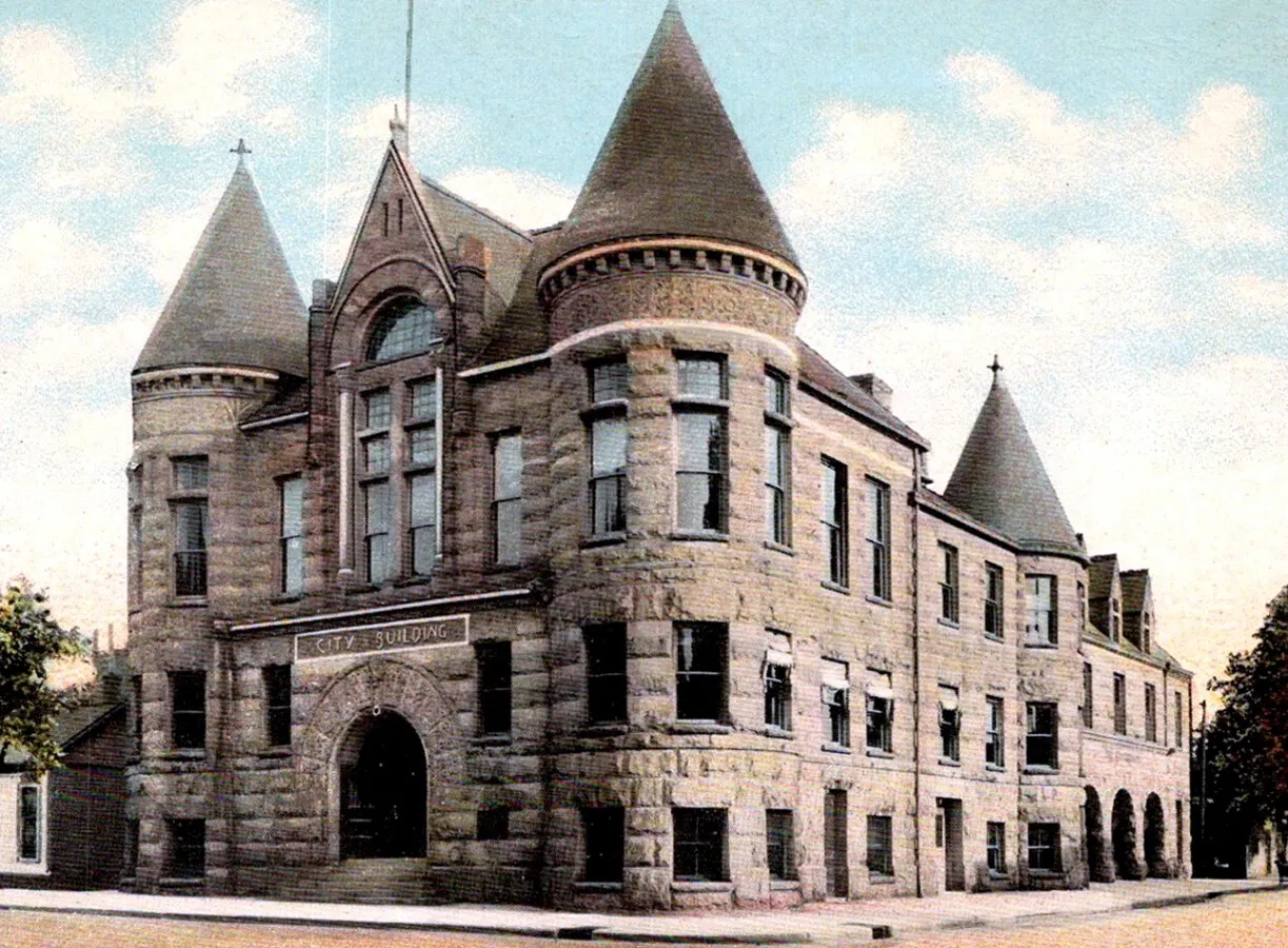 Vintage view from the northwest