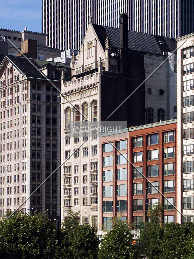 East facade from Millennium Park