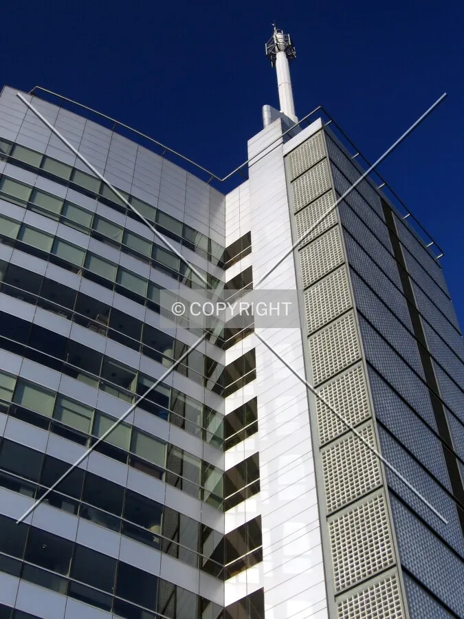 To the right it is possible to observe the volume of the safety staircase