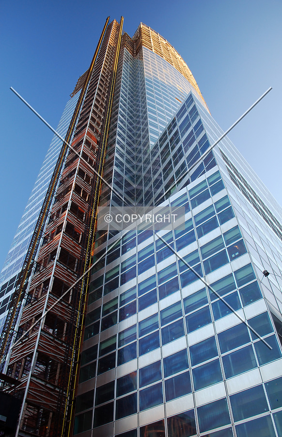 Looking up the northern side