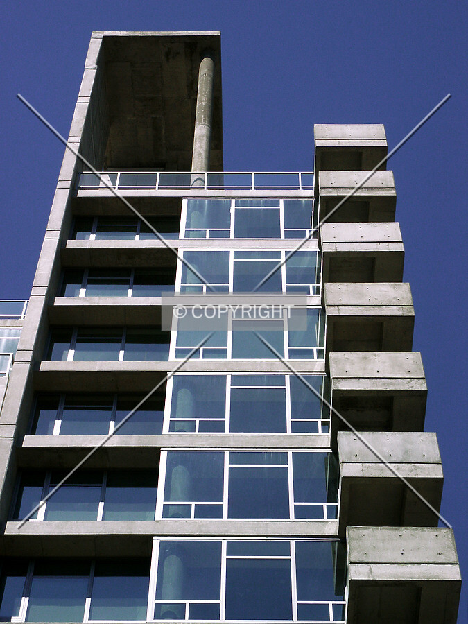 Looking up the east side