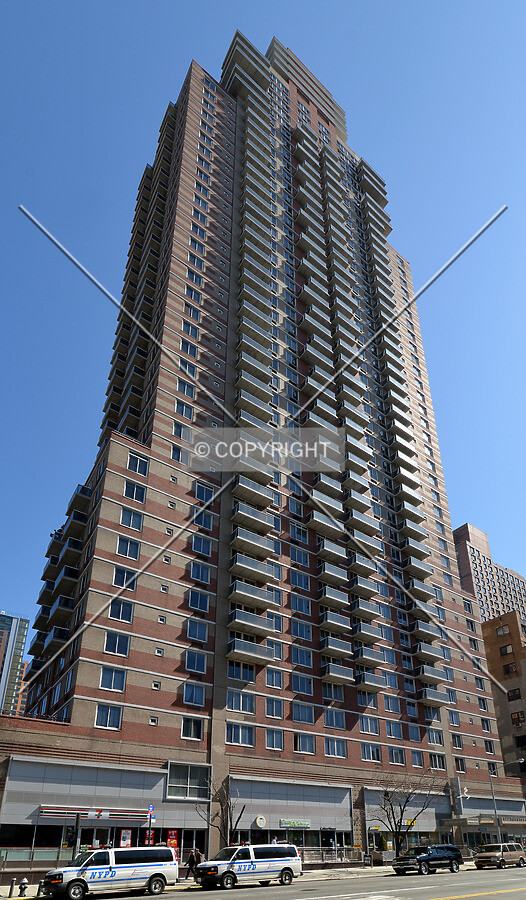 View from the southwest at 42nd Street and 11th Avenue