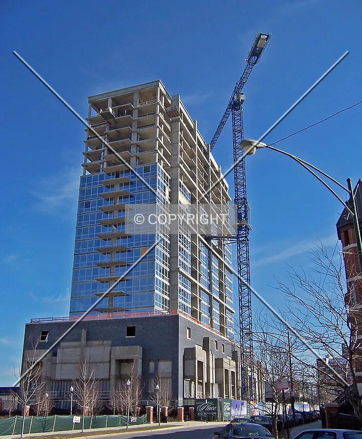 Looking south along Calumet Avenue