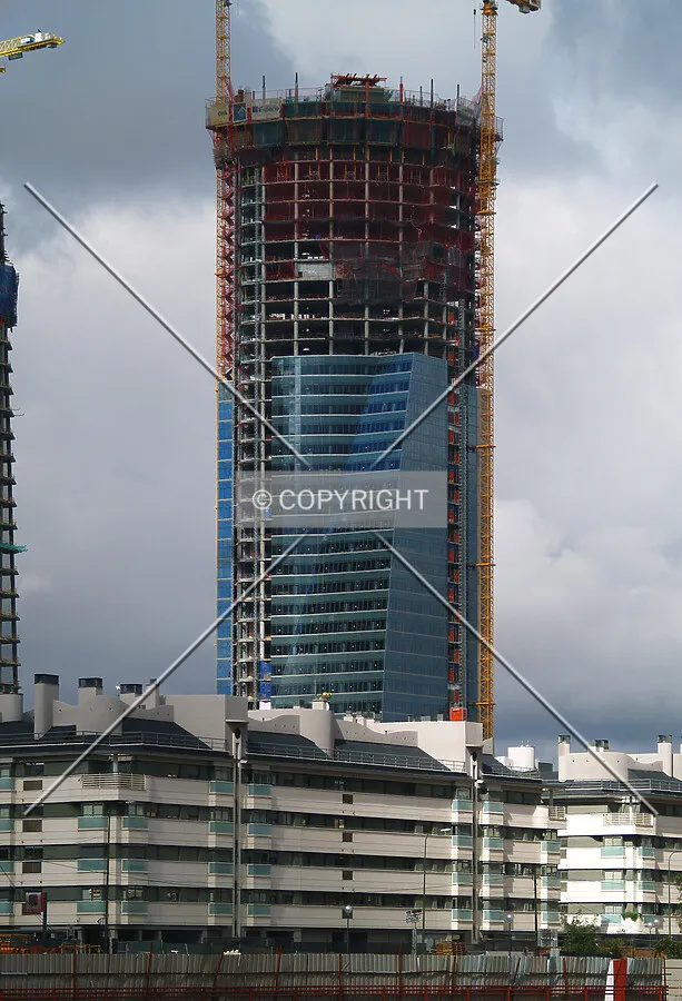As seen from Chamartin train station