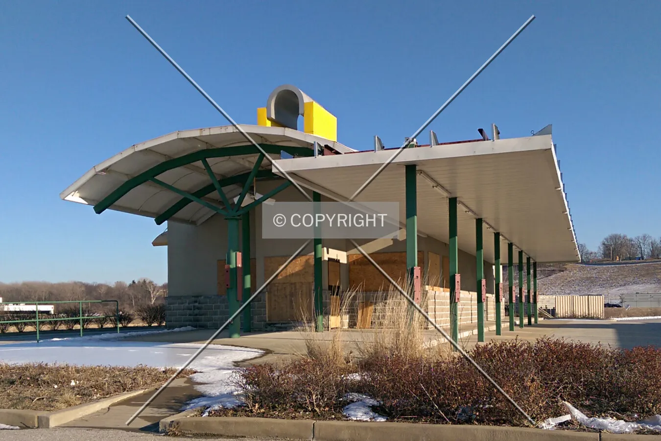 View from the west; March 5, 2015