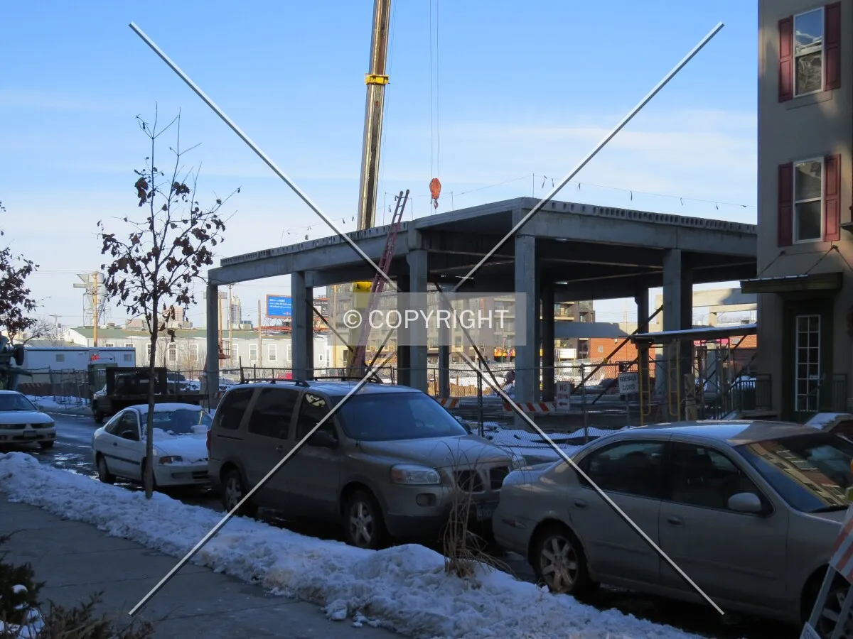 View to the northeast across Aldrich Avenue South