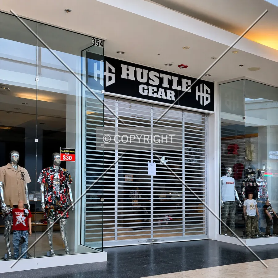 A closed store in the middle of the day, Friday, August 28, 2026
