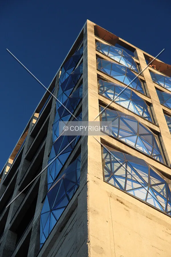Close up of the west corner