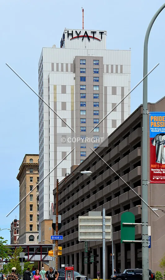 View from the south on South Avenue