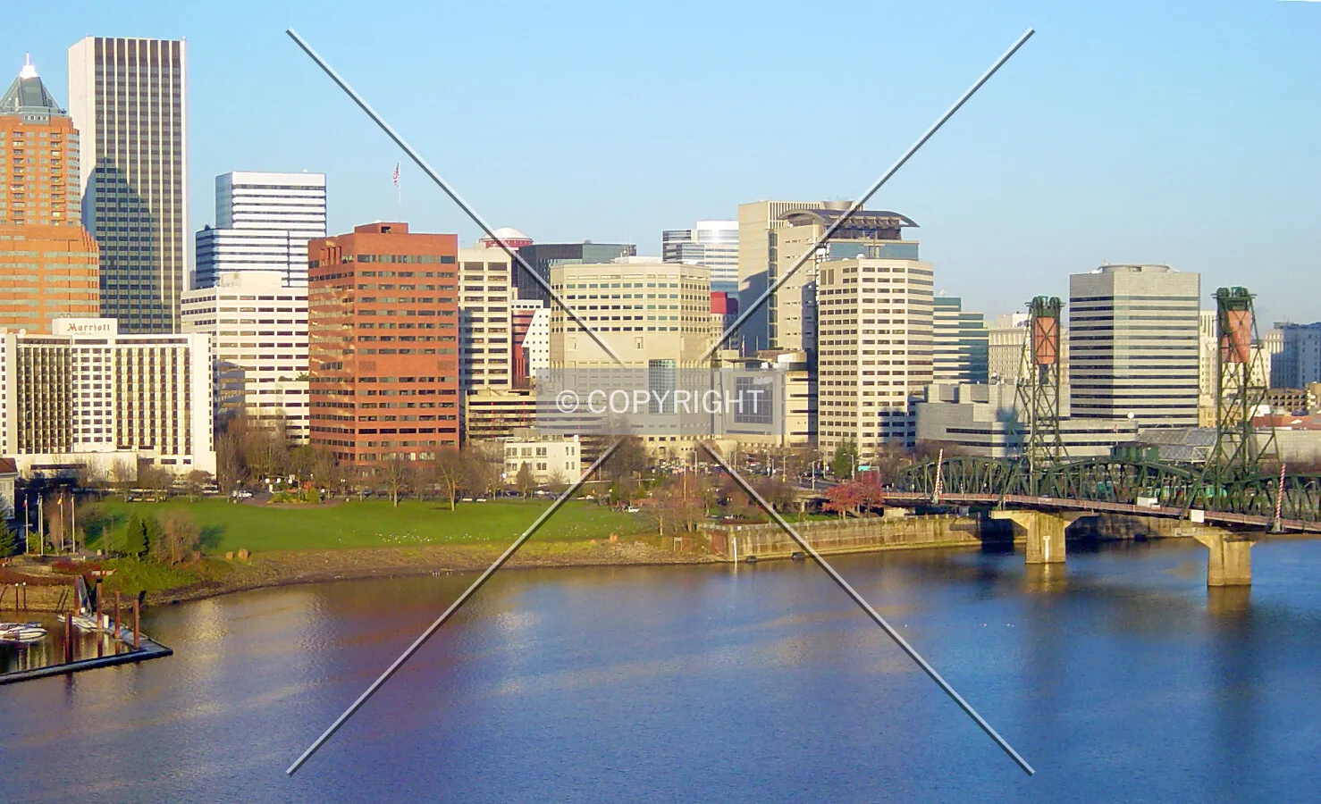 As seem from Marquam Bridge