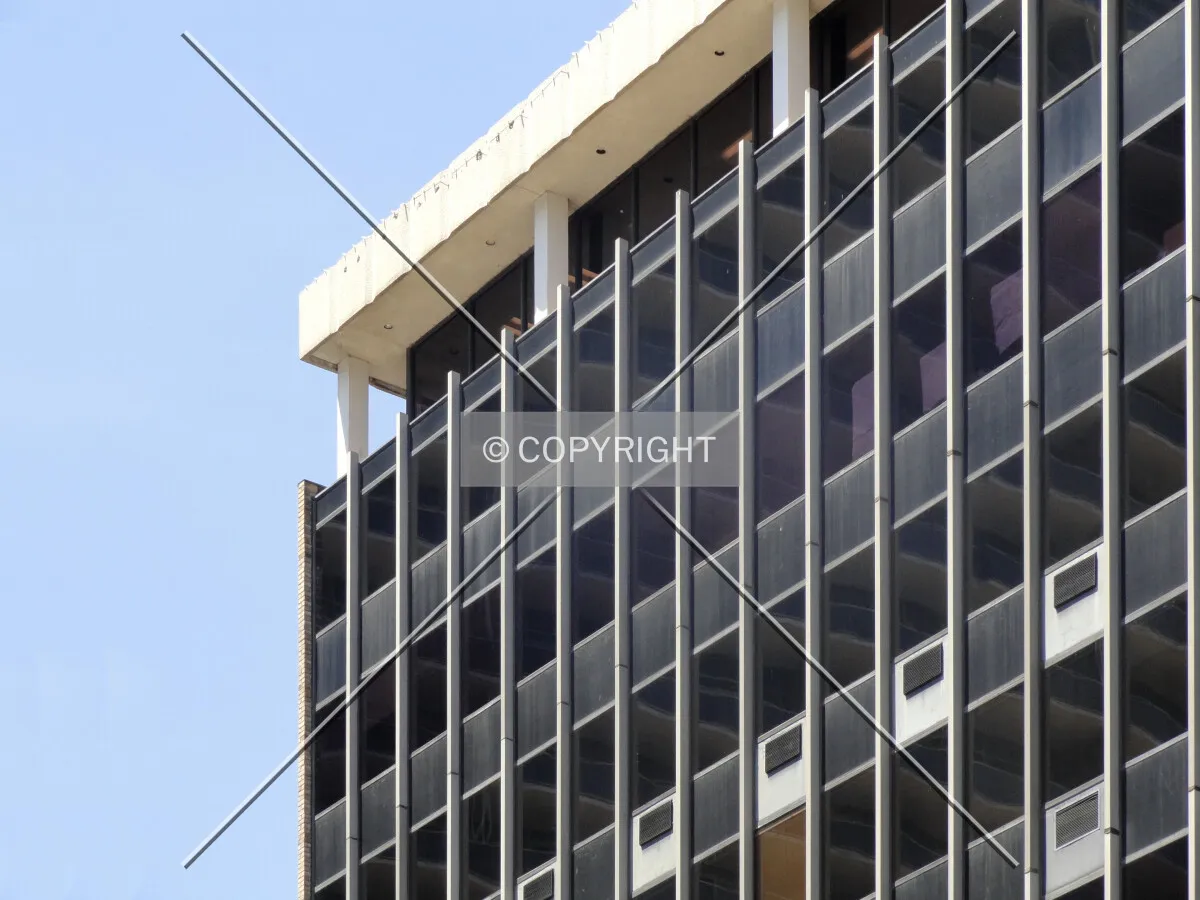 Southwest facade detail