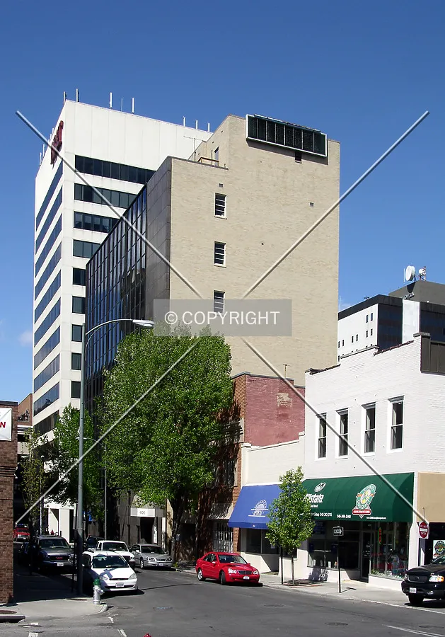 From the southwest along 1st Street