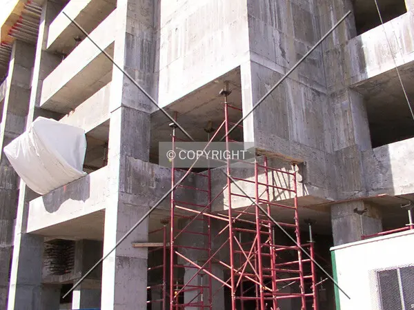 Detail of concrete construction