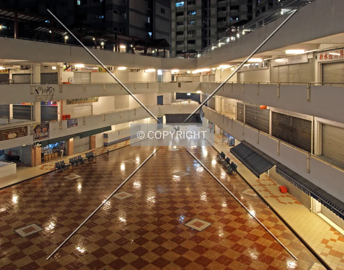 The courtyard as seen from the north