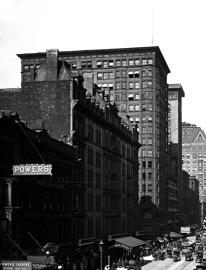 View from the southwest at LaSalle Street