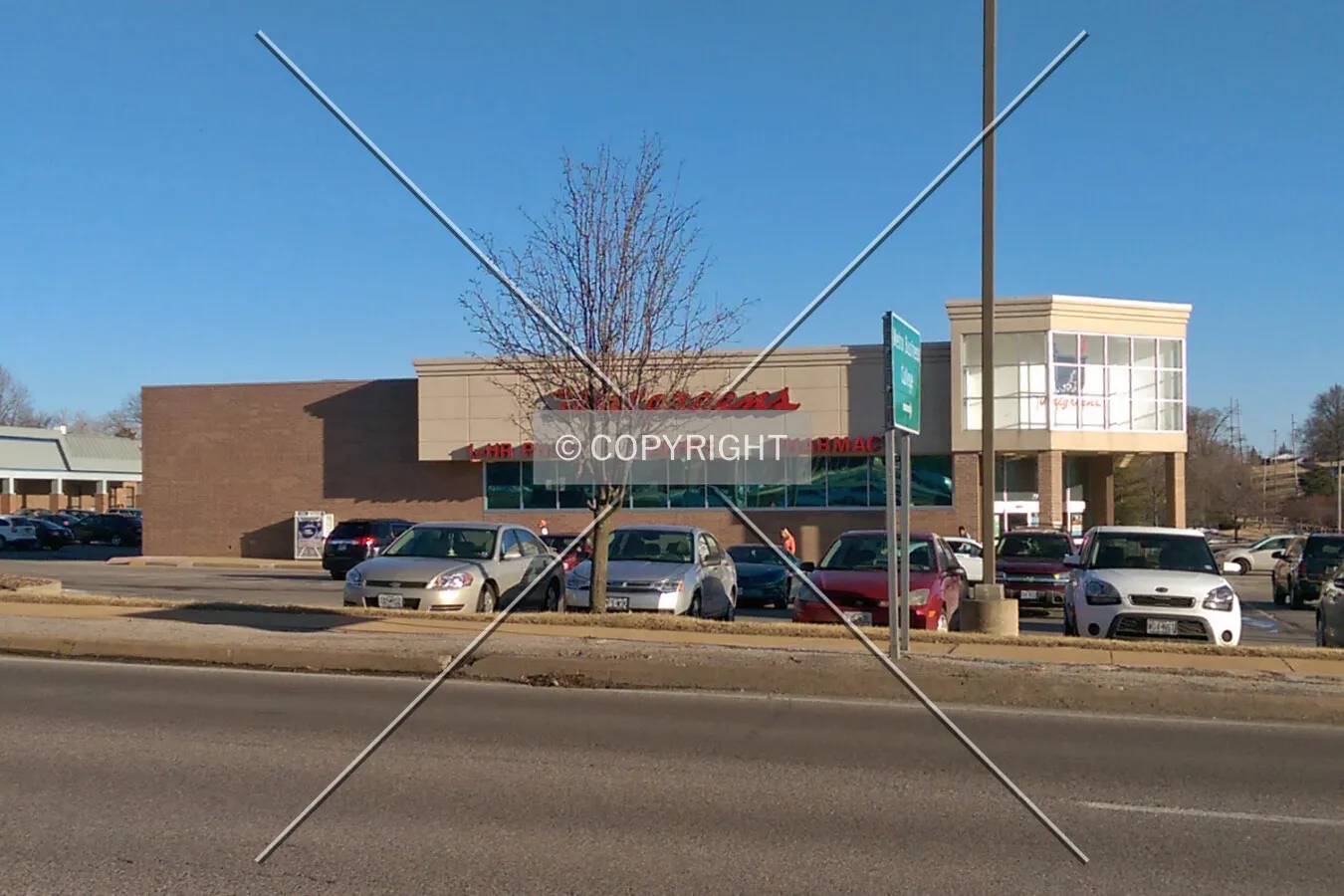 View from the west; March 7, 2015