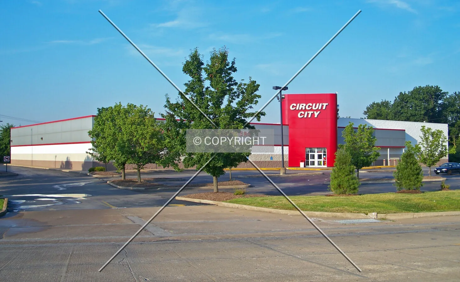 View from the northeast; July 16, 2008