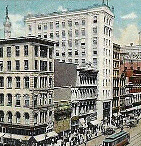 Vintage view from the southwest