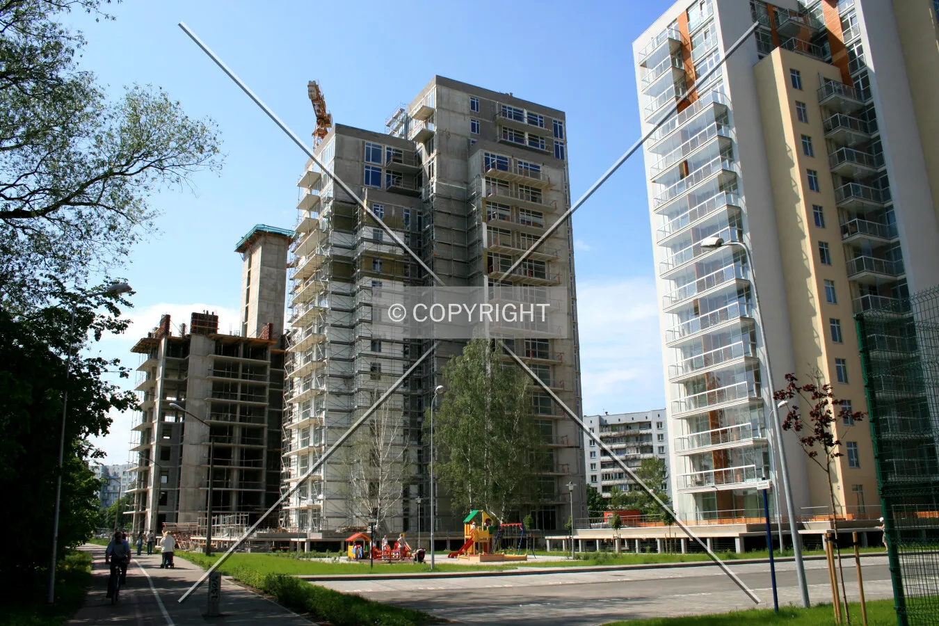 View from parking area