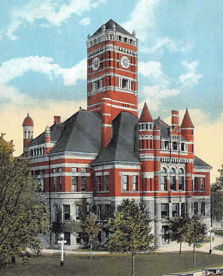 Vintage view from the southeast